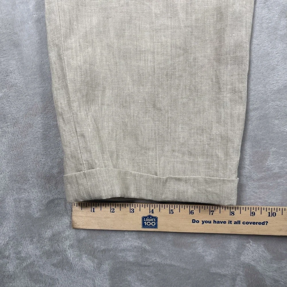 Jos. A. Bank Men's Pants Trousers 100% Linen Neutral Business Casual 36x30 Beige